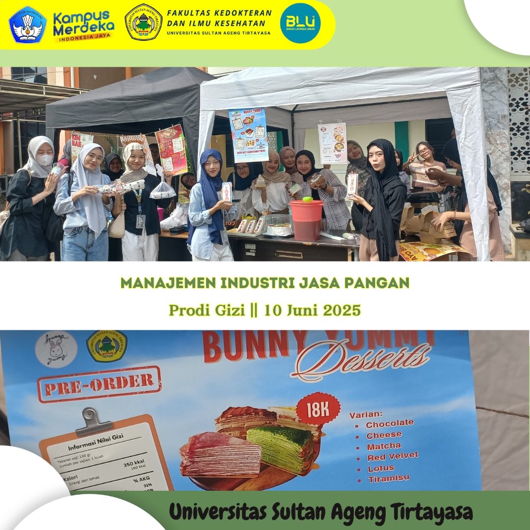 Bazar Manajemen Industri Jasa Pangan Prodi Gizi